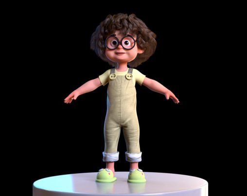 3d production character